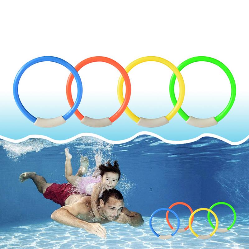 1Pcs Summer Underwater Diving Rings Swimming Pool Kids Dive Ring Water Play Toy