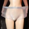 1/2Pcs Sexy Men'S Ultra-Thin Modal Panties Fully Exposed See-Through Transparent Boxers Comfortable Breathable Men'S Shorts