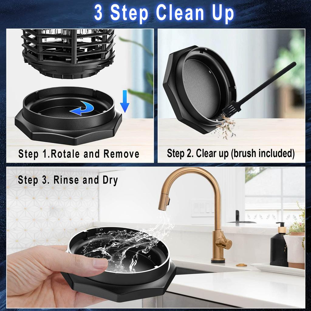 Mosquito Trap 18W IPX4 Outdoor Water Proof Insect Killer Mosquito Fly Moths Electronic Insect Bug Zapper Killer Insect