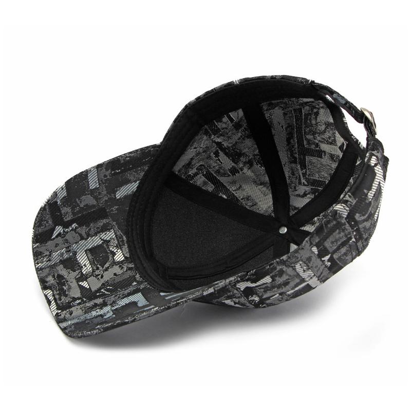 Fashion Geometric Print Baseball Cap Adjustable Sun Hat Casual Sports Trucker for Men Women