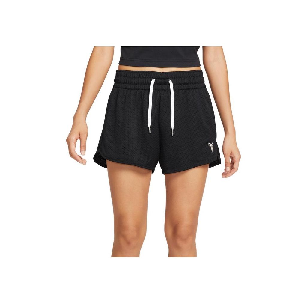 New Nike Sports Shorts Women's 010 Black/Dune White IB2723-010
