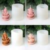 Multifuntional Mold in Silicone Christmas Party Supplies Suitable for Candle Creation and Christmas Celebrations