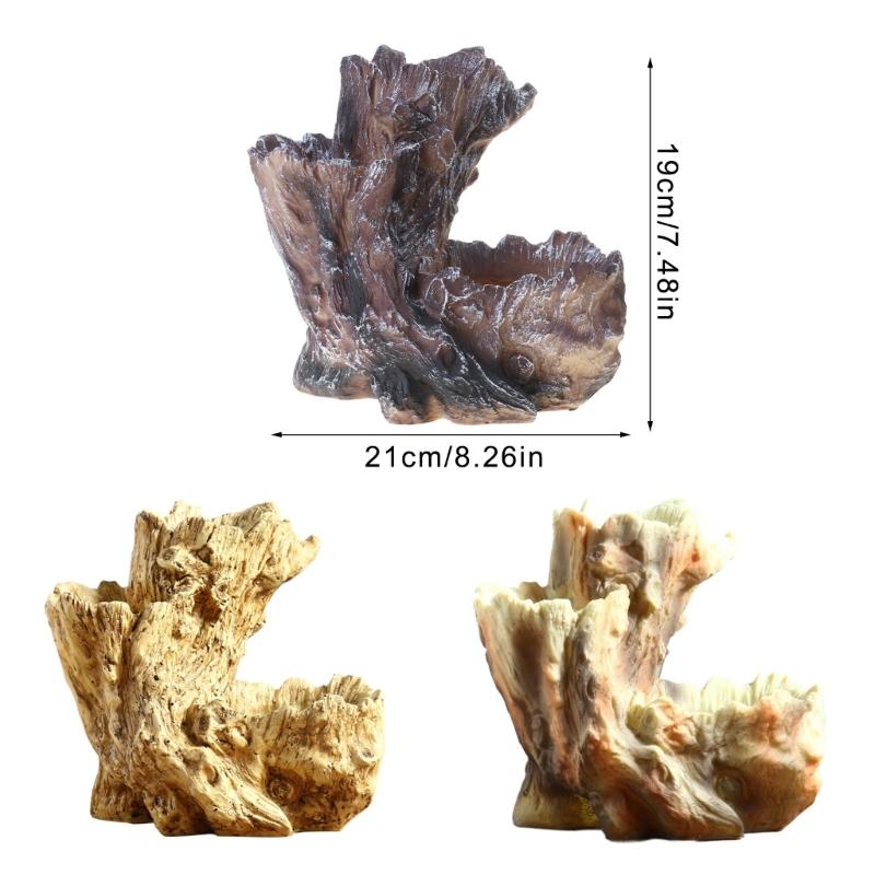 Resin Succulent Flowerpot Imitation Tree Root Shape Suitable for Creative Indoor Outdoor Arrangements and Artistic Charm