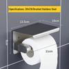 304 Stainless Steel Toilet Paper Holder with Phone Shelf