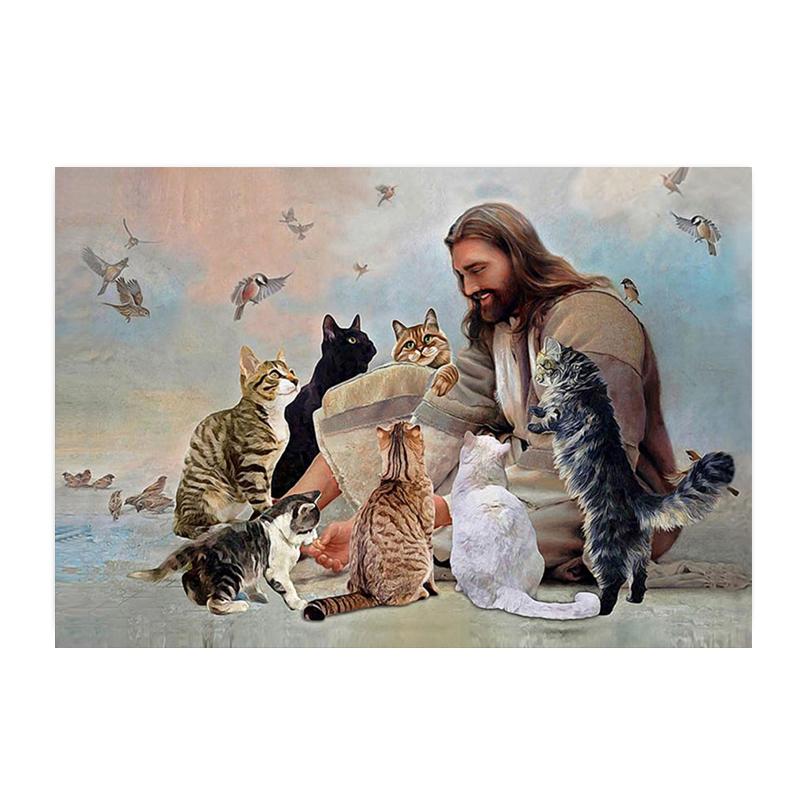 Jesus Series Christ Religious Faith Canvas Paintings Posters and Prints Wall Art Pictures for Living Room Home Decor