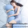 Ergonomic Full-Body Pillow for Side Sleepers - Perfect for Pregnant Women and Men