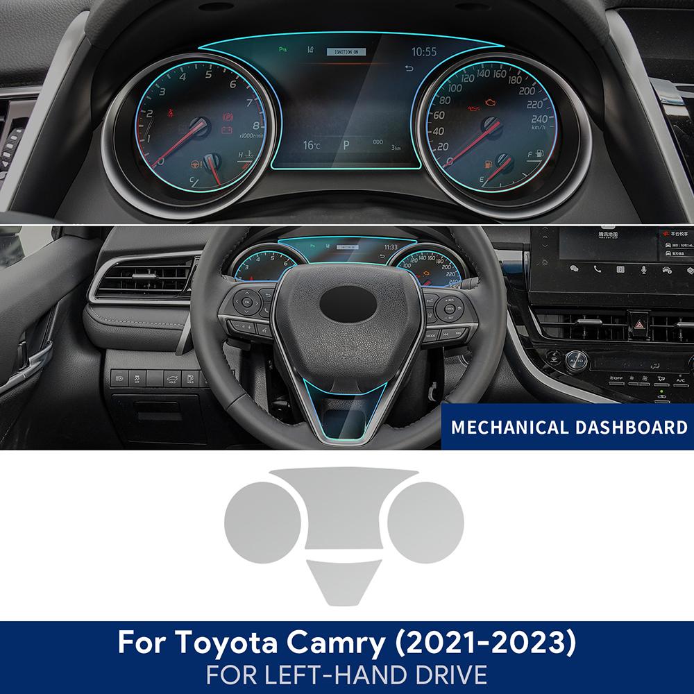 TPU Protective Film for Toyota Camry 2021-2023 Interior Anti-Scratch Transparent Sticker