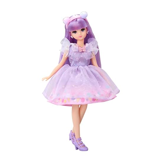 TAKARA TOMY "Licca-chan Doll Kira-tto Color Change Gelato Moe-chan (First Edition with Bonus Topping
