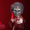 Zombie Face Cover Horror Headgear Toys Latex Halloween Scary Masque Creepy Face Cover Cosplay Costume for Party Props