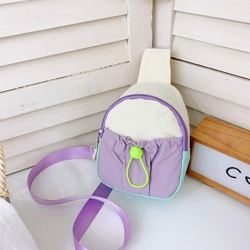 Kids Colorful Crossbody Chest Bag, Cute Lightweight Mini Shoulder Bag for Boys and Girls, Compact Casual Travel Daypack for Phone and Small Essentials