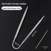 Stainless Steel Circular Knitting Needle Set for Sweaters and Sleeves