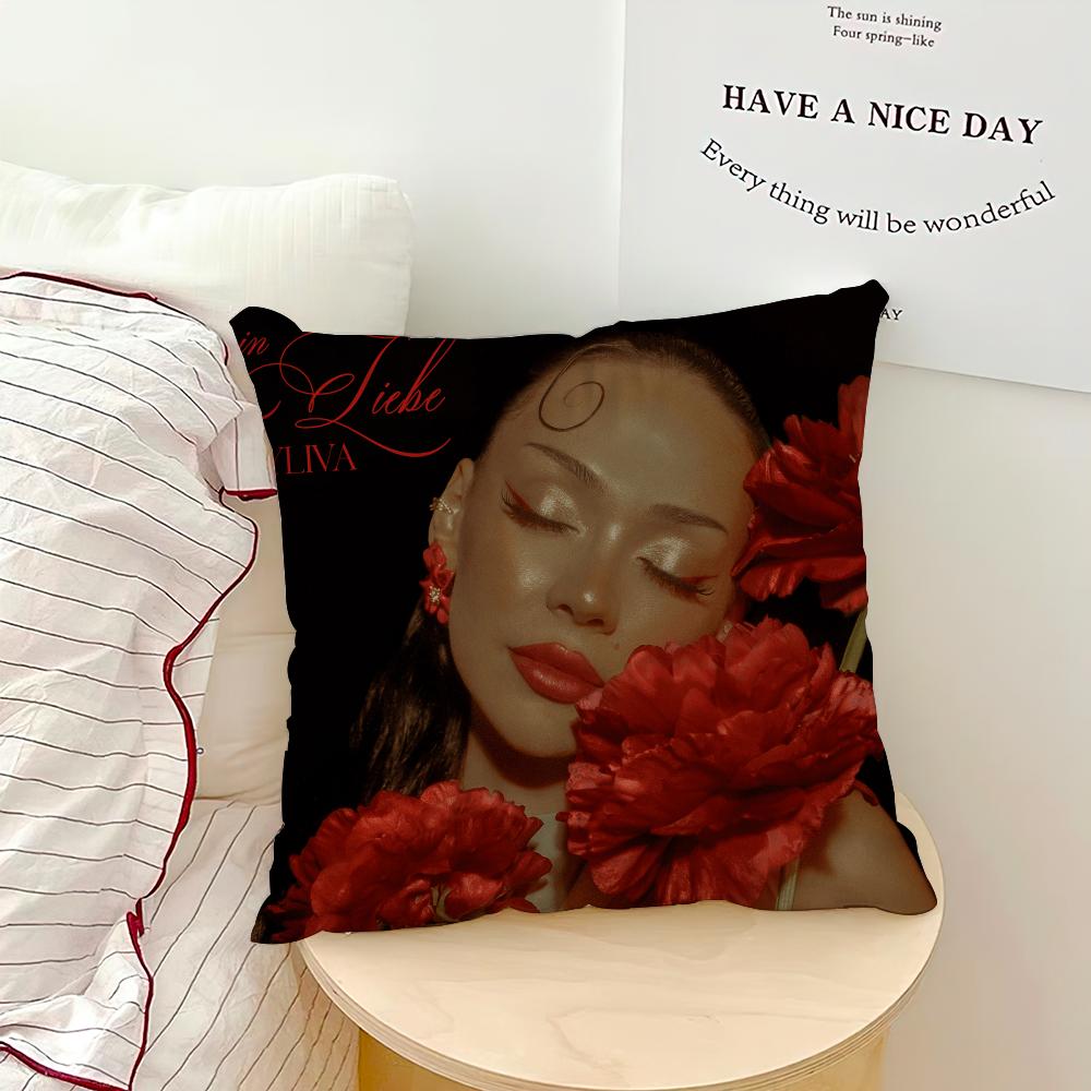 

Ayliva Cool Singer Tour 2024 Наволочка Диван Вітальня Спальня Узголів я Подушка для спини Квадратна подушка Час для сну 60x60CM(24x24in)