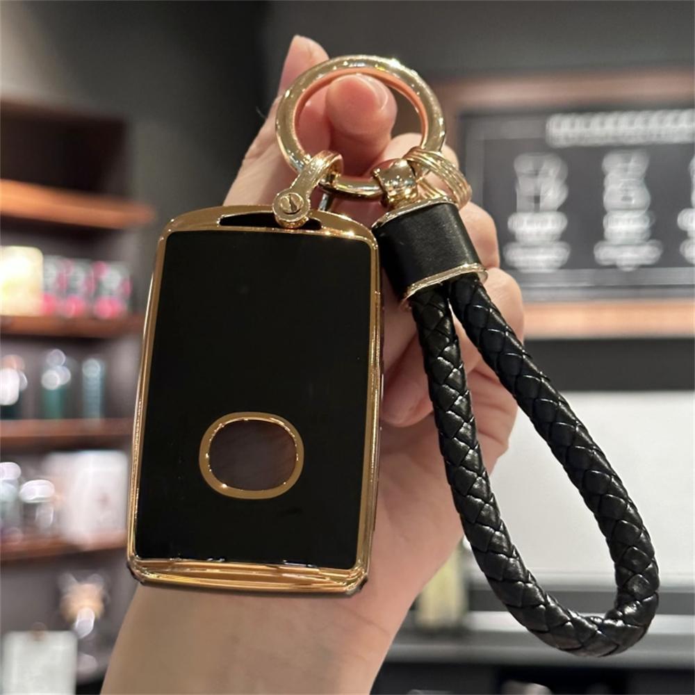 TPU Key Fob Cover with Keychain Lanyard for 2020 2021 Mazda CX5, CX30, CX9, 2019 2020 2021 Mazda 3, Mazda 3 Hatchback