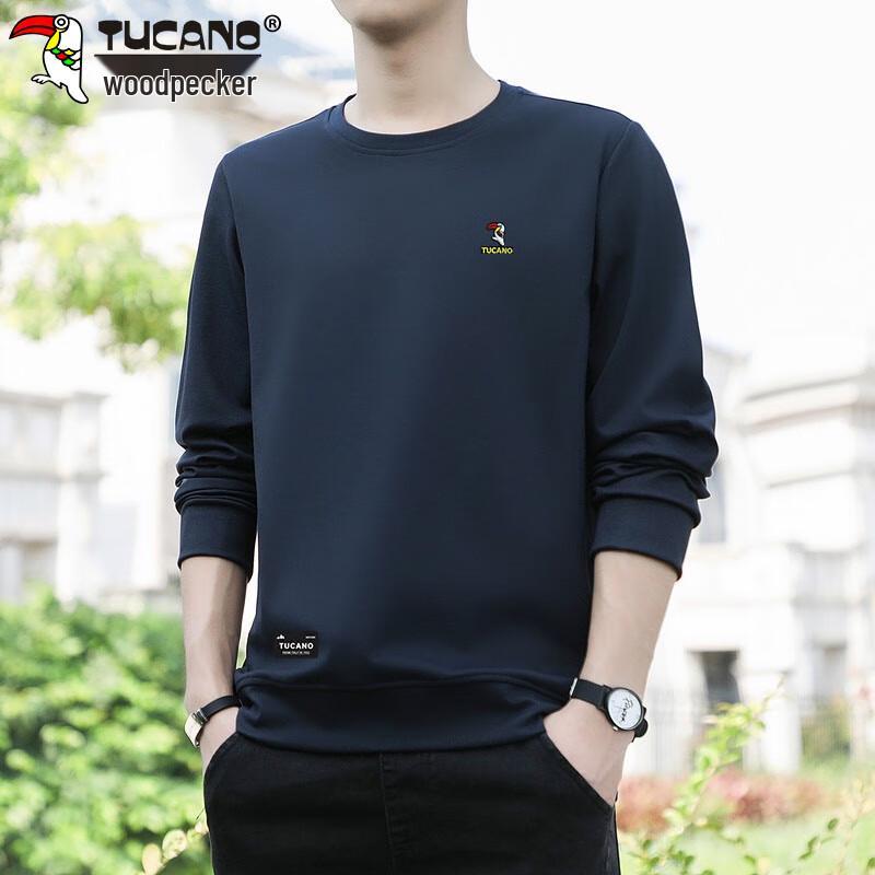 Tucano Men's Casual Long Sleeve Round Neck Sweatshirt
