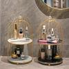Desktop Box Toilet Lipstick Skin Care Display Stand Creative Bathroom Shelf Birdcage Cosmetic Storage Rack