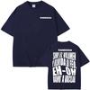 Rawayana Band Album Letter Printed TShirt Mens Harajuku Gothic Style High Street TShirt Summer Crew Neck 100 Cotton TShirt