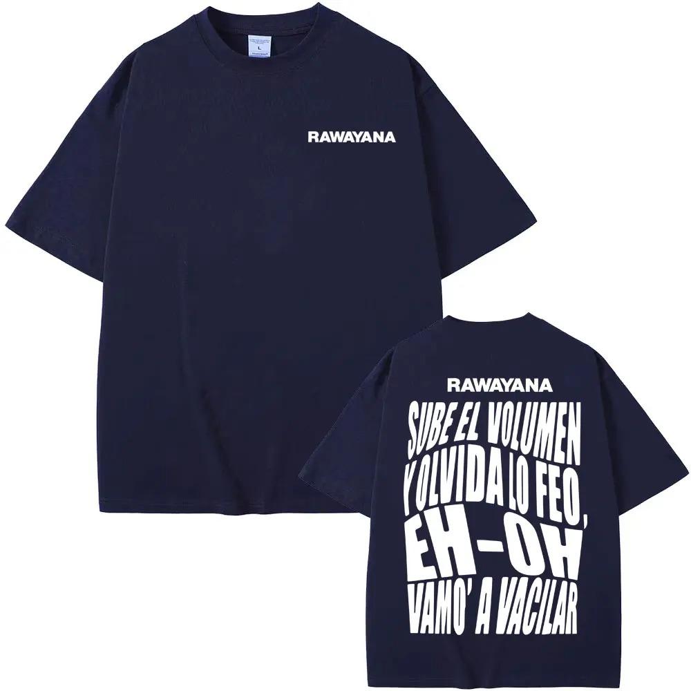 Rawayana Band Album Letter Printed TShirt Mens Harajuku Gothic Style High Street TShirt Summer Crew Neck 100 Cotton TShirt