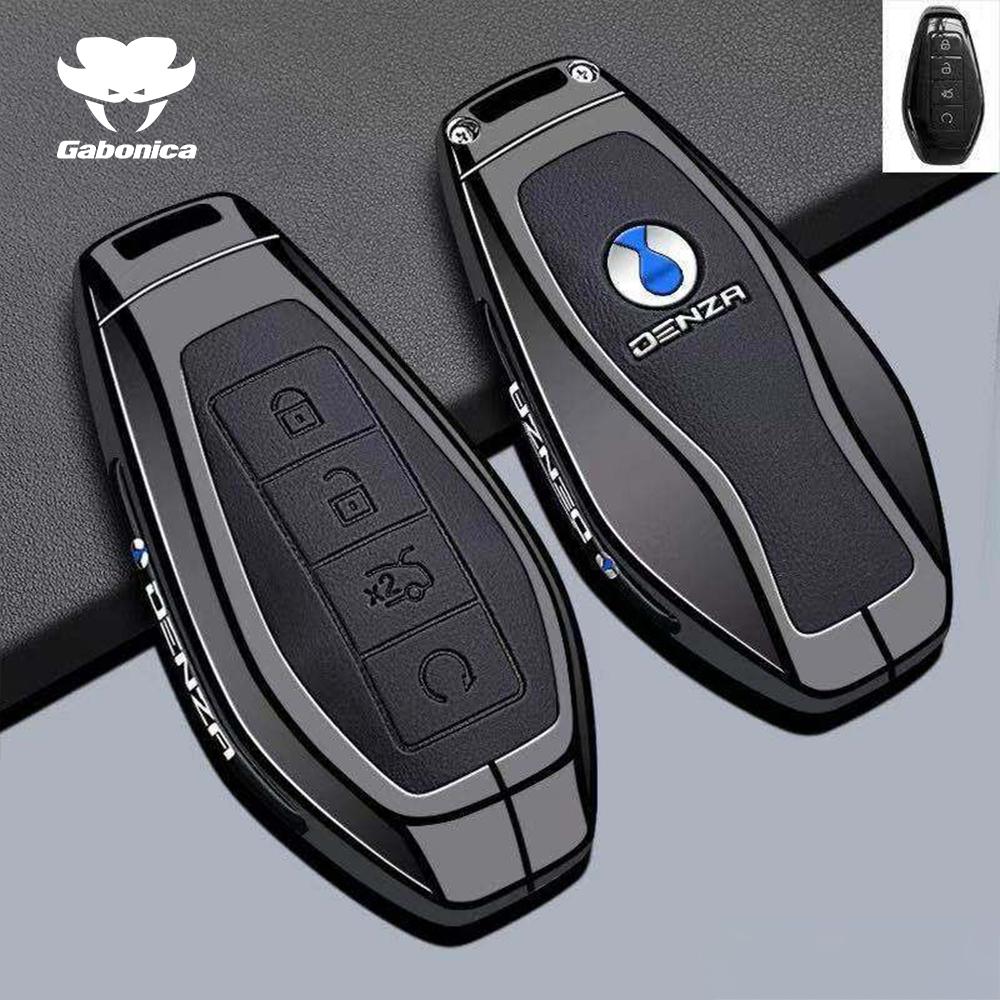 Fashion Car Key Case For Denza N9 D9 B5 B8   Keychain Smart Remote Protection Cover Shell Housing Holder Fob Accessories
