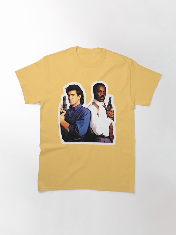 Lethal Weapon Action Movie American Police Motivational Lethal Weapon Martin Riggs And Roger Murtaugh Love You Classic T-Shirt