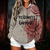 Women's Fashion Hooded Long Sleeve Sweatshirt