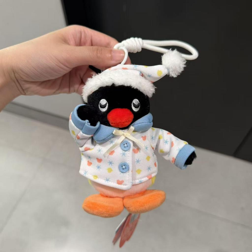 Genuine Penguin Family Bag Charm - Autumn/Winter Series Plush Toy Keychain