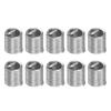Wire Thread Inserts Thread Sleeves 304 Stainless Steel Helical Coil Size M8 X 1.25 2D 16mm 10pcs