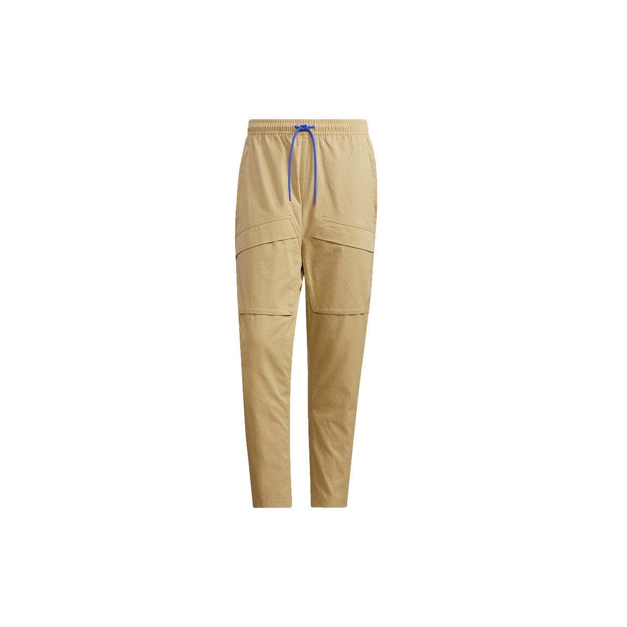 Men s adidas St Wv Cargo Pnt Multiple Pockets Solid Color Casual Pants/Trousers Khaki H39253 S
