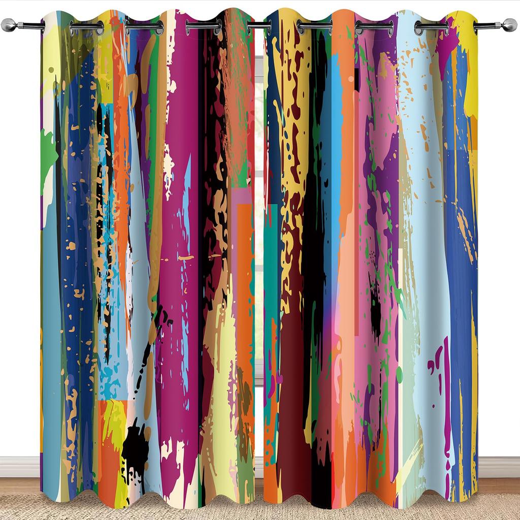 Tende oscuranti indiane mandala per camera da letto design bohémien occhielli termoisolanti stanza tende drappeggi alta ombreggiatura 2 pezzi