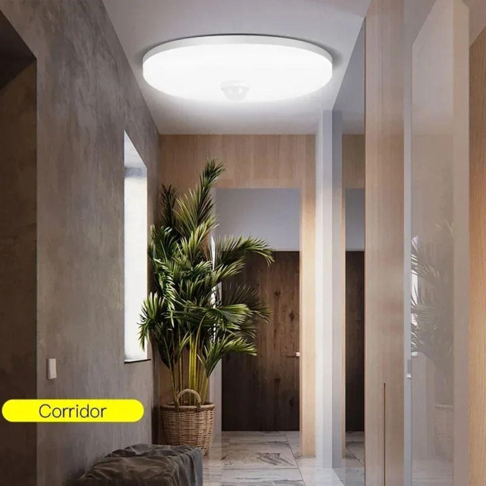 Ultra Thin Motion Sensor Ceiling Light Round Down lamp Modern Led Ceiling Lamp Hallway