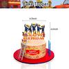 Fireman Sam Birthday Party Set – 32Pcs Flag, Cake Topper & Balloons for Kids