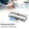 A4 Desktop Laminating Machine 9 Inches Thermal Laminator Machine Hot and Cold Lamination 230mm Entry Width Quick Warm-up