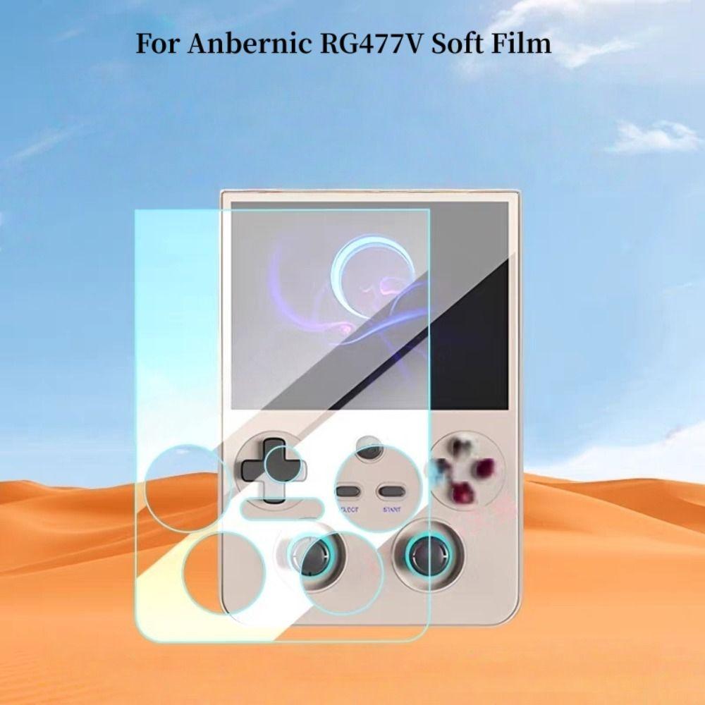 HD Protective Film PET Soft Film New Screen Protector for Anbernic RG477V Game Console