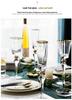 Handmade Crystal Wine Glass with Gold Rim & Beaded Design - Red Wine & Champagne Flute 