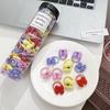 20PCS Box Baby Girls Mini HairBands Ponytail Holder Tie Rope Fashion Hair Accessories Candy Colors Hair Ties