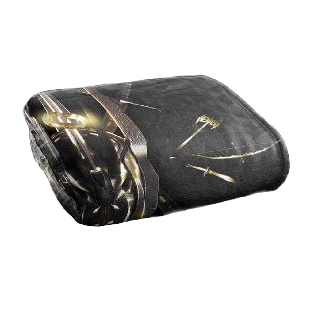 LORD OF THE RINGS Silky Runes Sauron Supersoft Blanket