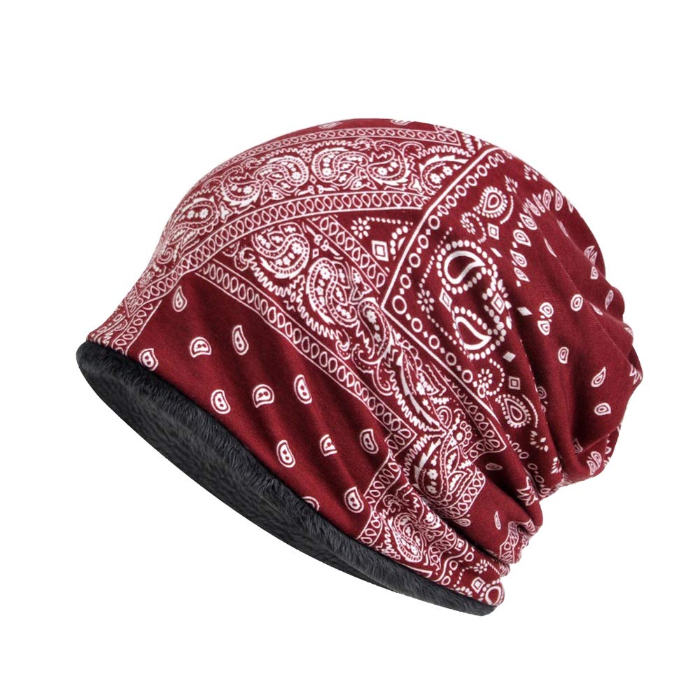 Croogo Care Knitted Medical Hat for Stretch Beanie with Fish Unisex Fleece Watch Cap for and Winter Hat, Hat, Chemotherapy, Pattern, Soft, Breathable,