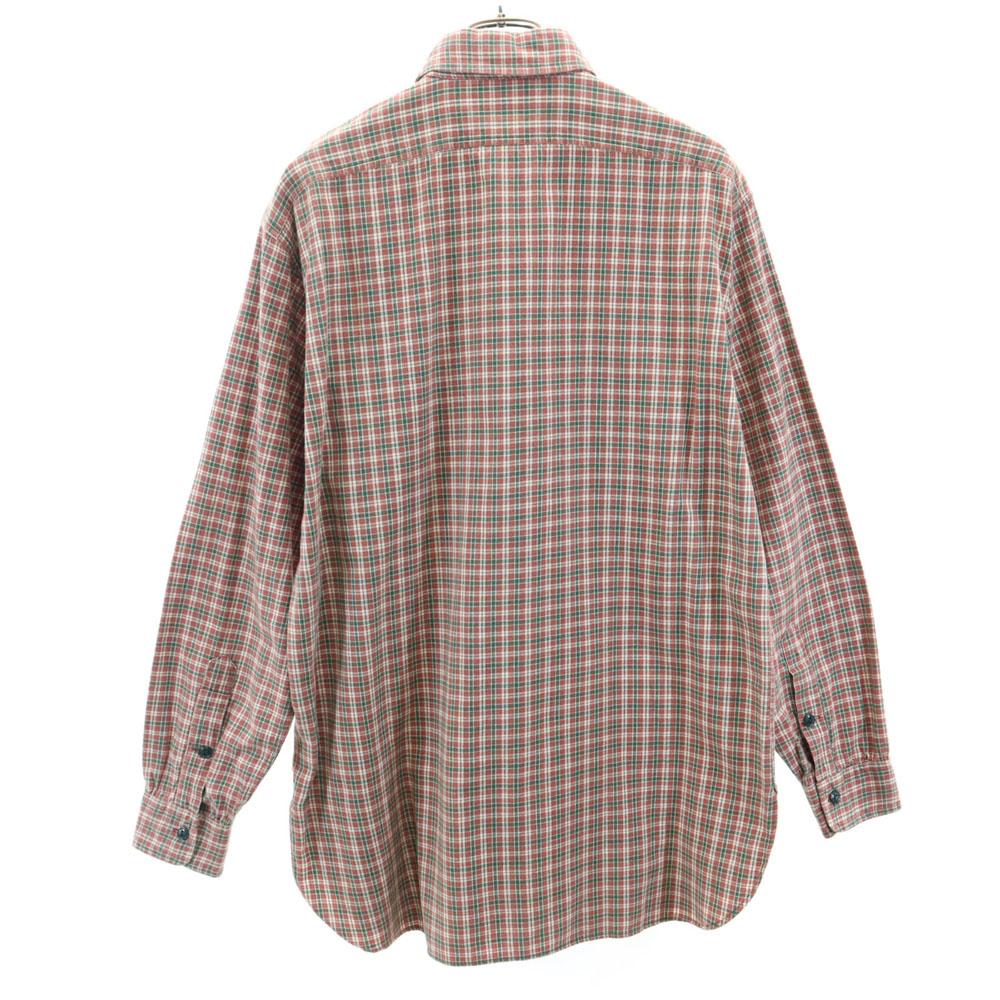 RRL 90s Initial tag Red 3 stars Old Long sleeve Check shirt Men's Used