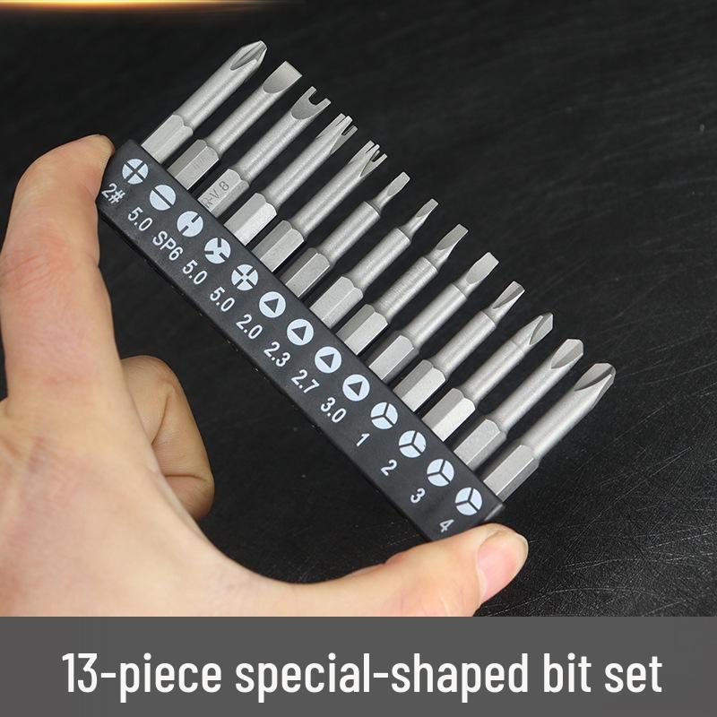Special Shape Drill Bit Set: Y-shaped, Triangular, Hexagonal, Three-Point Screwdriver Bit for Home Appliances