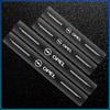 4 Stuks Auto Drempelbeschermer Transparant Decoratief Badge 3D Sticker Voor Opel crosa d astra h insignia astra j zafira b mokkaastra vivaro astra g
