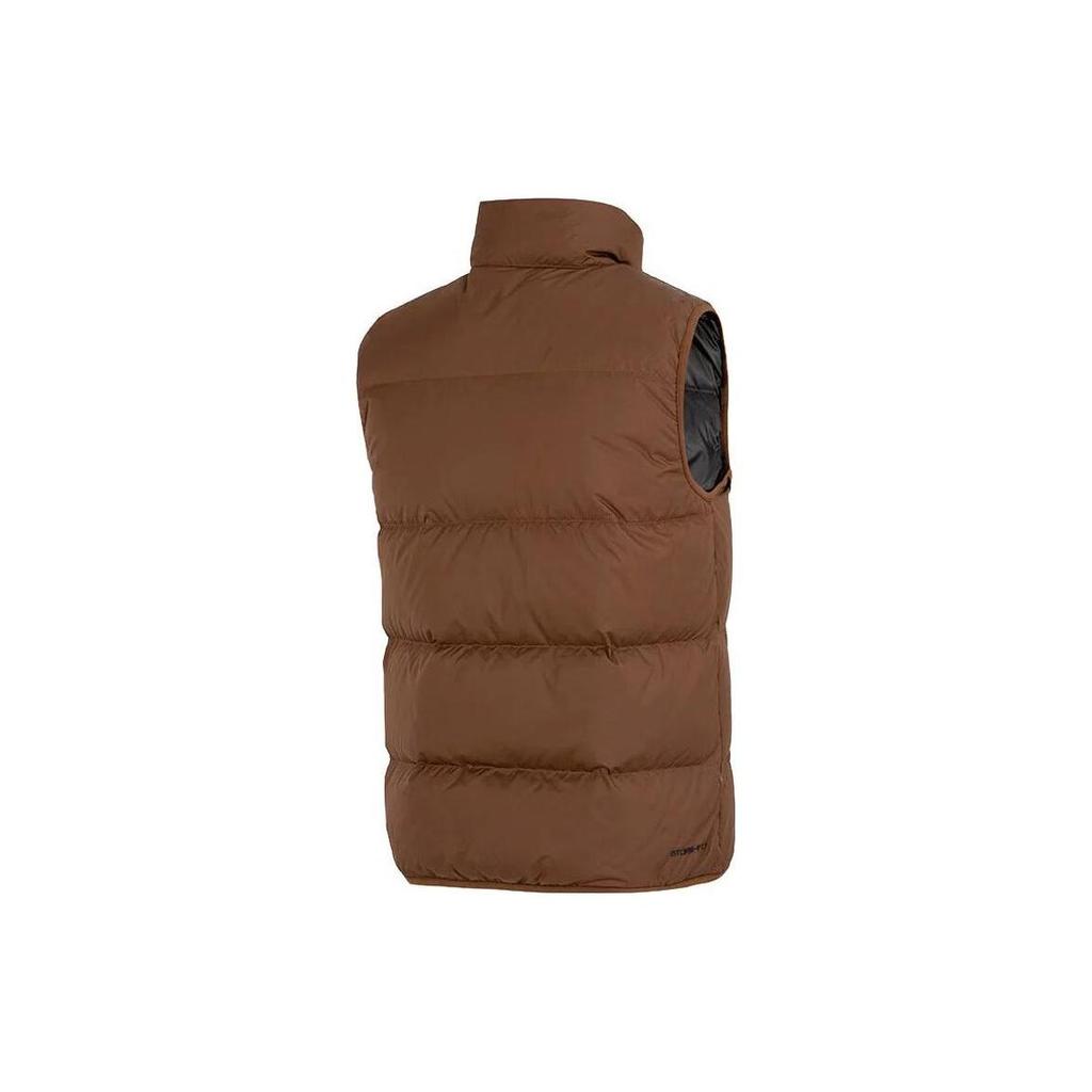 Nike Down Vests Men's Brown Stand Collar Moderate Other DV1136-259