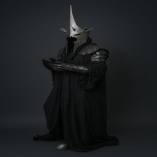 Costum Complet Nazgul Set Armură Războinic Spectru LOTR Costum Cosplay Secerătorul Morții LARP Armură Medievală din Oțel Mantie Cadou de Halloween