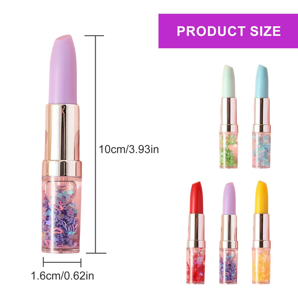 5 Pcs Highlighters Set Highlighter Markers Lipstick Shape Highlighter Pen Bible Marker Pen for Learning and Working