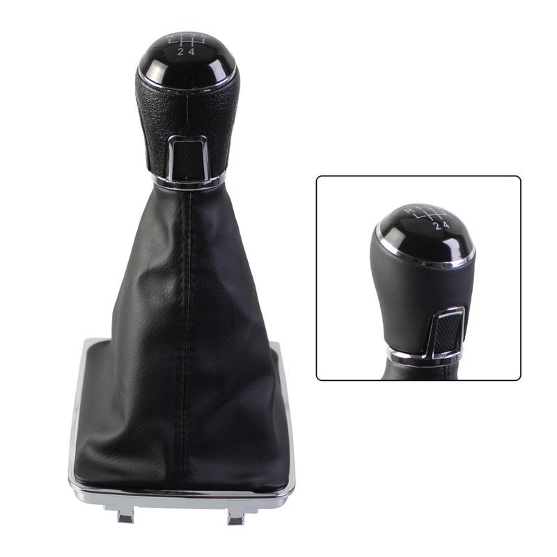 Leather Gear Shift Knob for Passat for B7 2011 To 2015 Manual Transmission Designed To Fit OEM 5 Speed and 6 Speed Setups