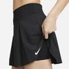 Nike Dri-FIT Advantage Einfarbiger Plissee-Logo Schnelltrocknender Tennisrock Damen Röcke Schwarz DX1422-010