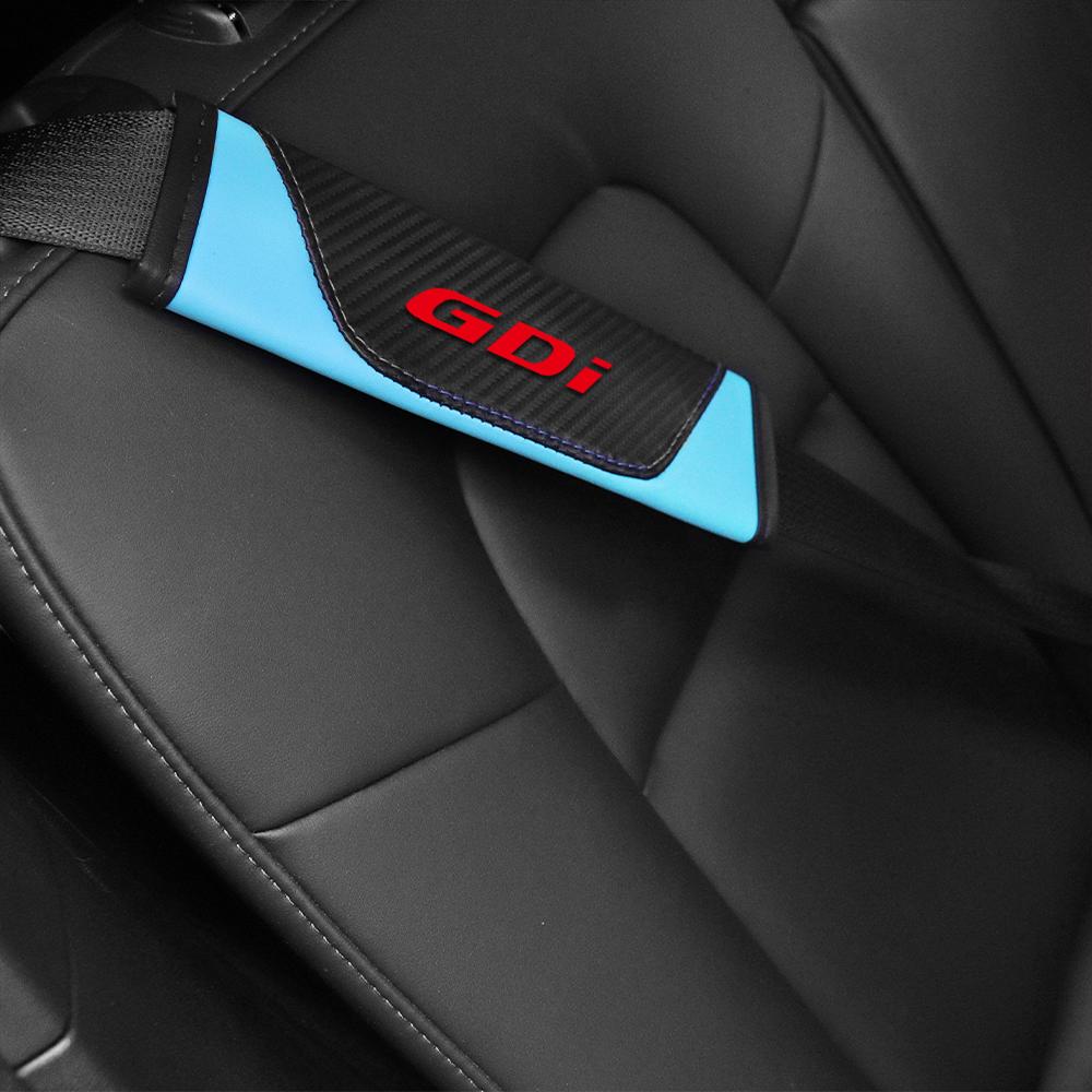 2PCS Car Safety Belt Protective Shoulder Pad For Hyundai GDI Tucson Sonata Palisade Elantra Wagon i20 i30 Azera Auto Accessories PP18