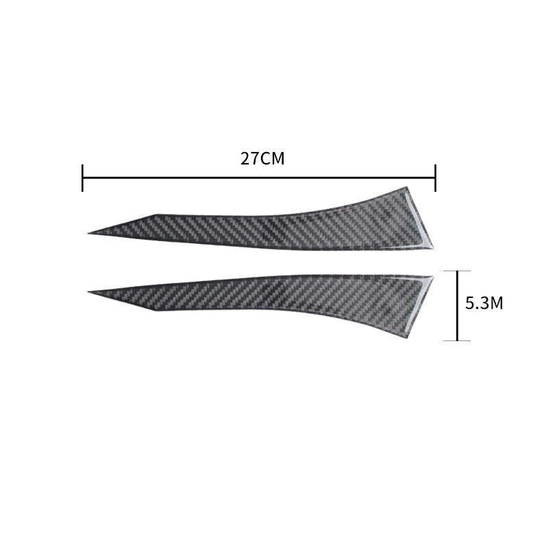 Carbon Fiber Car Rearview Mirror Decoration Cover Trim Side Rear View Mirror Decor Decal Stickers For Subaru BRZ For Toyota