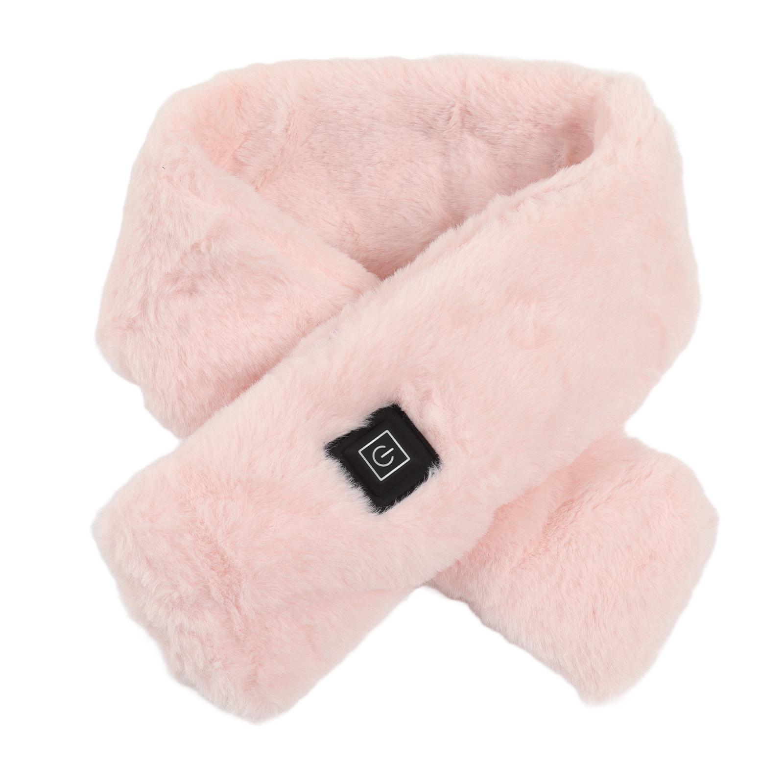 

Electric Heated Scarf 3 Heating Levels Neck Wrap Soft Plush Washable for Winter Outdoor Activities