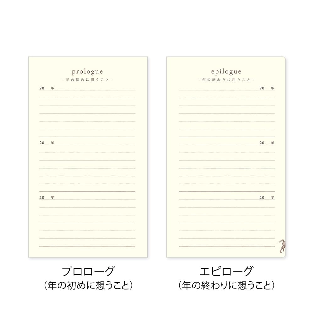 DESIGNPHIL MIDORI 3-Year Journal Diary Blue Cover 12394006