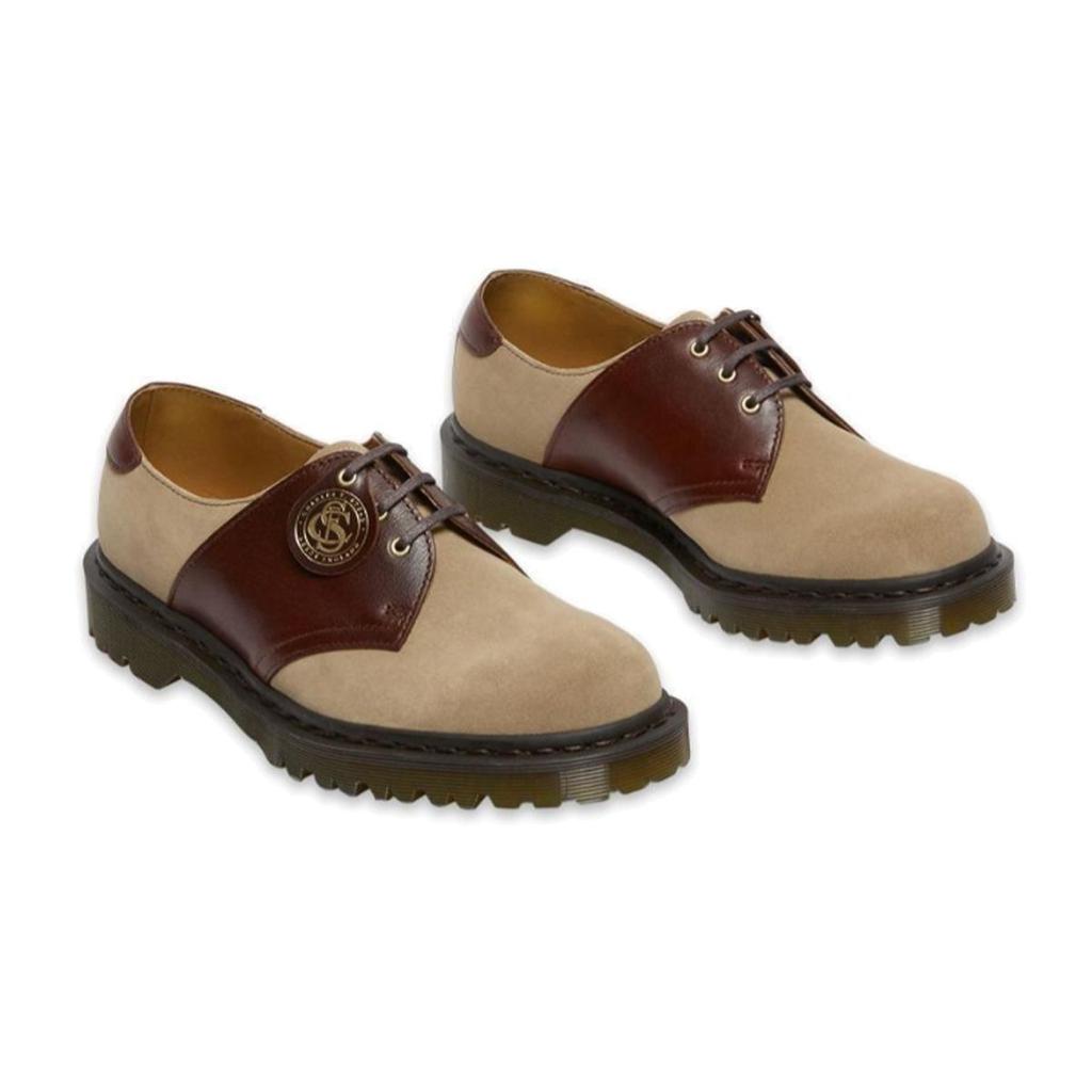 Dr. Martens 1461 Leather Logo Lace-Up Low-Top Casual Shoes Unisex sneaker Brown 26709207