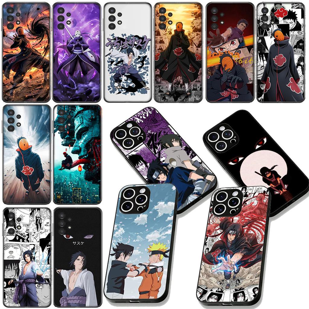 Obito Sasuke Narutos Itachi Uchiha Tobi Phone Case for Xiaomi Redmi Note 12 11 10 A3 Pro 10A 10C 12C Note12 5G Cover Casing